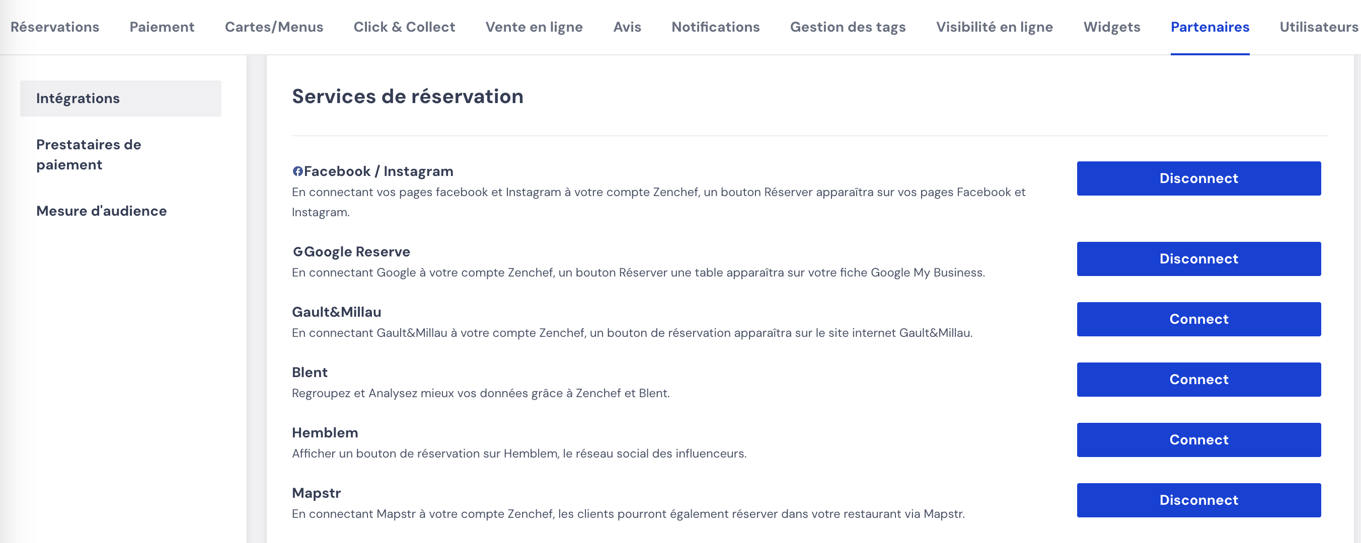 Comment supprimer le bouton Reserver sur ma fiche d