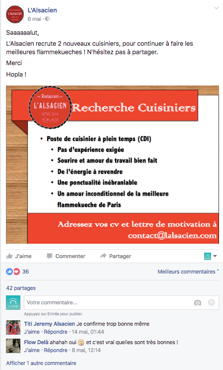 5 Exemples D'offres D'emploi Irrésistibles – Zenchef : Votre Centre D'aide